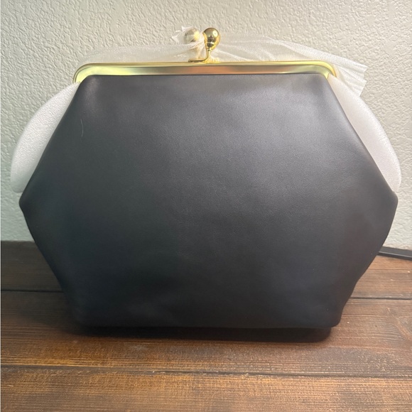 Coach Large Kisslock Frame Bag - Black NWT - Coach Kisslock black - Picture 1 of 8